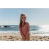 Costum de baie intreg cu maneca lunga cu protectie UV 40+ - Dreamy Pink - Little Dutch