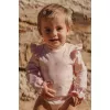 Costum de baie intreg cu maneca lunga cu protectie UV 40+ - Dreamy Seashells - Little Dutch