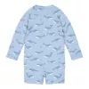 Costum de baie intreg cu maneca lunga cu protectie UV 40+ - Ocean Splash - Little Dutch