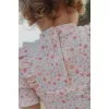 Costum de baie intreg cu maneca scurta - Dreamy Flowerfield - Little Dutch