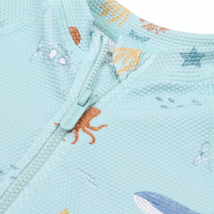 Costum de baie intreg cu maneca scurta - Ocean Friends - Little Dutch