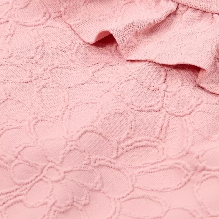 Costum de baie intreg cu volane - Dreamy Pink Rose - Little Dutch