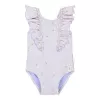 Costum de baie intreg cu volane - Dreamy Stripes - Little Dutch