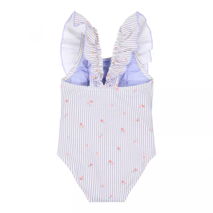 Costum de baie intreg cu volane - Dreamy Stripes - Little Dutch