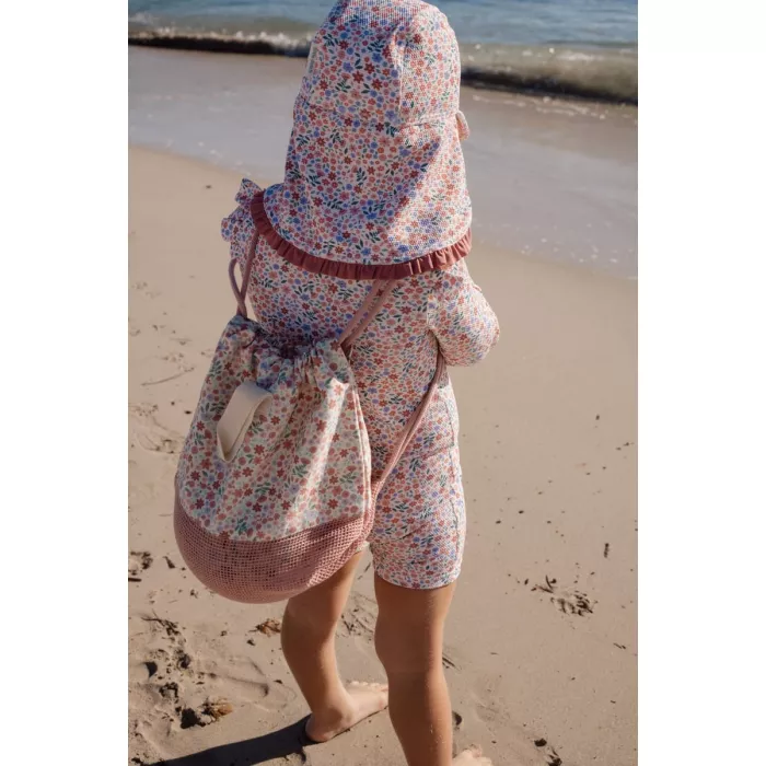 Palarie de soare cu protectie UV 40+ - Dreamy Flowerfield - Little Dutch