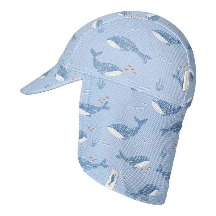 Palarie de soare cu protectie UV 40+ - Ocean Splash - Little Dutch