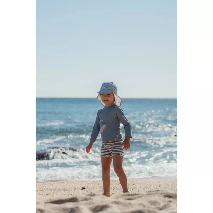 Palarie de soare cu protectie UV 40+ - Ocean Splash - Little Dutch