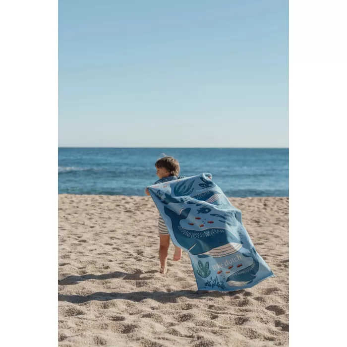 Prosop de plaja - Ocean World Blue - Little Dutch