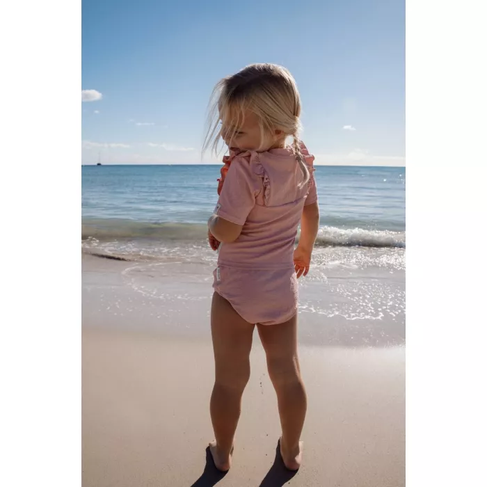 Scutec de baie reutilizabil - Dreamy Pink Rose - Little Dutch