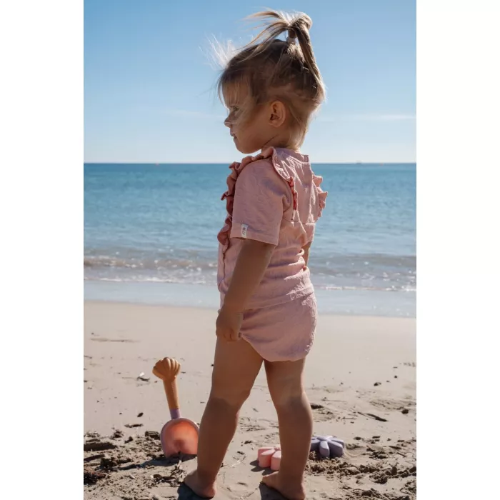 Scutec de baie reutilizabil - Dreamy Pink Rose - Little Dutch