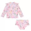 Set bluza de inot cu maneca lunga si sort de baie cu protectie UV 40+ - Dreamy Mermaid - Little Dutch