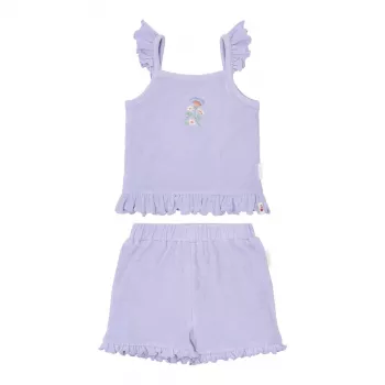 Set top si pantaloni scurti - Dreamy Purple - Little Dutch