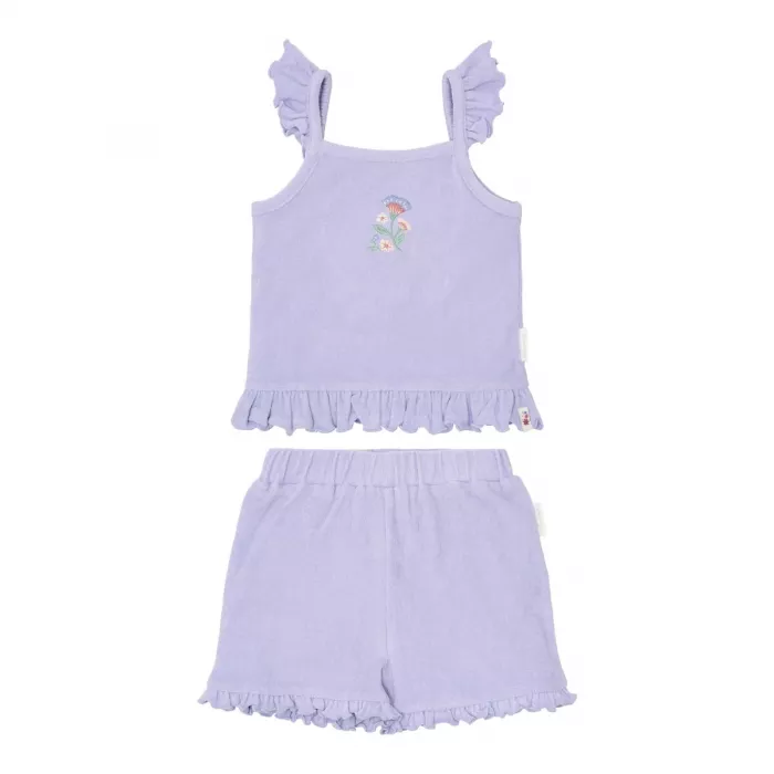 Set top si pantaloni scurti - Dreamy Purple - Little Dutch