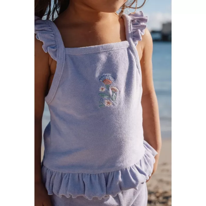 Set top si pantaloni scurti - Dreamy Purple - Little Dutch