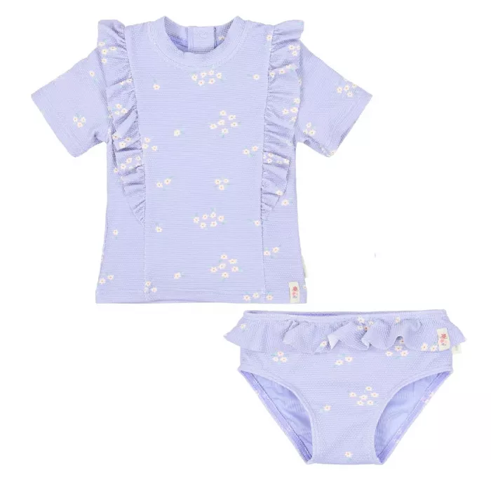 Set tricou de baie si sort de baie - Dreamy Lavender - Little Dutch