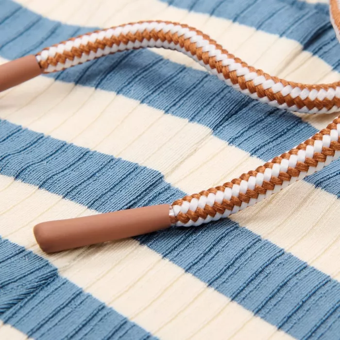 Sort de baie - Ocean Blue Stripes - Little Dutch