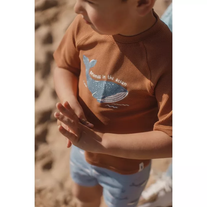 Tricou de baie - Sunny Brown - Little Dutch
