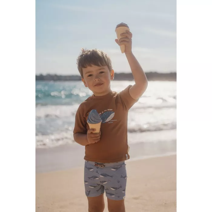 Tricou de baie - Sunny Brown - Little Dutch