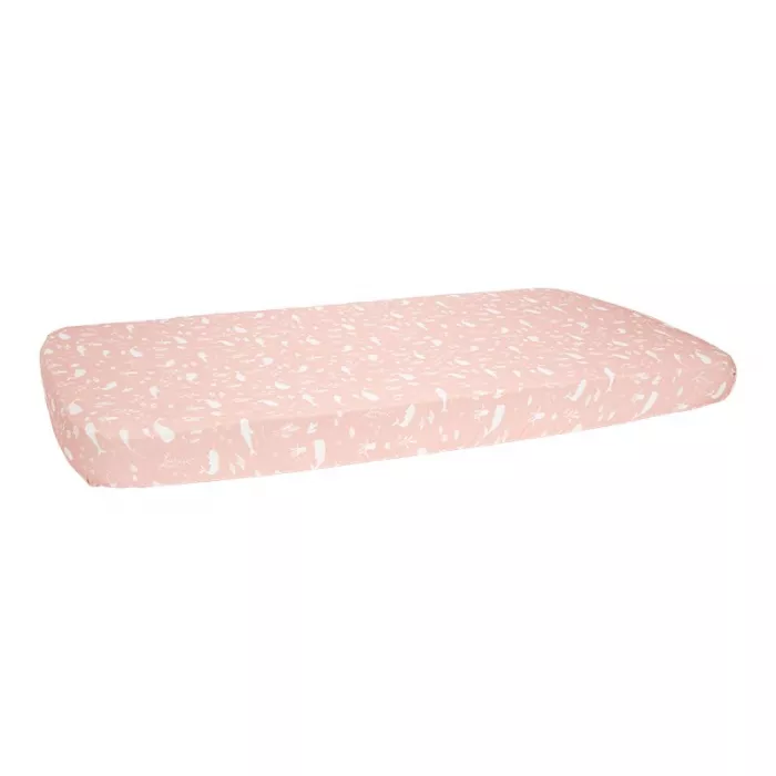 Cearsaf cu elastic - Ocean Pink - Little Dutch