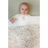 Cearsaf cu elastic din bumbac organic pentru patut - Blooming Safari - Little Dutch