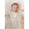 Cearsaf cu elastic din bumbac organic pentru patut - Blooming Safari - Little Dutch