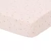 Cearsaf cu elastic pentru patut - Little Pink Flowers - Little Dutch