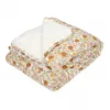 Patura din bumbac dublata cu plus - Vintage Little Flowers - Little Dutch