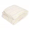 Patura din bumbac dublata cu plus - Vintage Sunny Stripes - Little Dutch