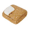 Patura pentru copii din bumbac dublata cu plus - Pure & Soft - Wild Flowers Ochre - Little Dutch Patura pentru copii din bumbac dublata cu plus - Pure & Soft - Wild Flowers Ochre - Little Dutch