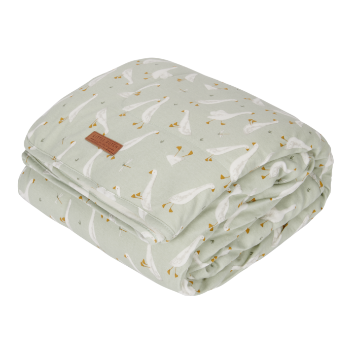 Patura pentru copii din bumbac dublata cu plus - Pure & Soft - Little Goose - Little Dutch Patura pentru copii din bumbac dublata cu plus - Pure & Soft - Little Goose - Little Dutch