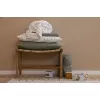 Paturica din bumbac dublata cu plus - Sailors Bay White - Little Dutch