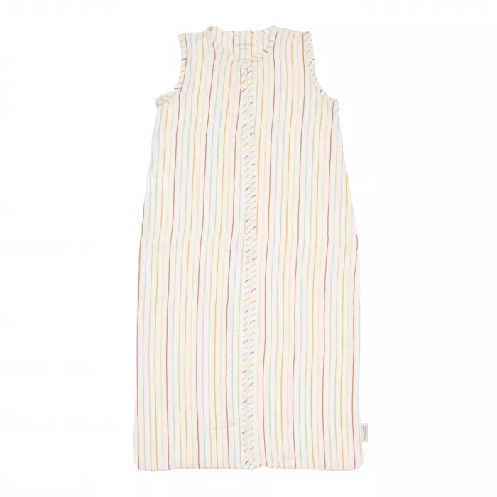 Sac de dormit pentru vara din bumbac - Vintage Sunny Stripes - Little Dutch