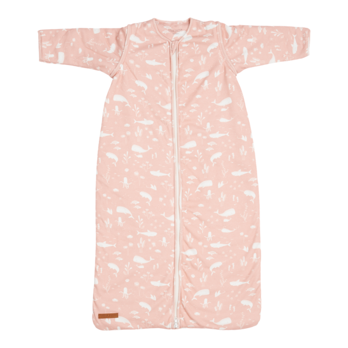 Sac de dormit cu maneci detasabile - 90 cm - Ocean Pink - Little Dutch Sac de dormit cu maneci detasabile - 90 cm - Ocean Pink - Little Dutch