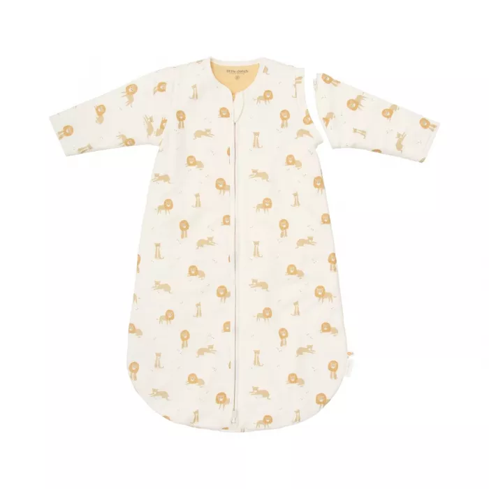 Sac de dormit pentru iarna din muselina de bumbac organic - Leo Safari - Little Dutch