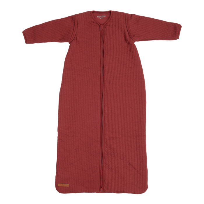 Sac de dormit cu maneci detasabile - 90 cm - Pure Indian Red - Little Dutch Sac de dormit cu maneci detasabile - 90 cm - Pure Indian Red - Little Dutch