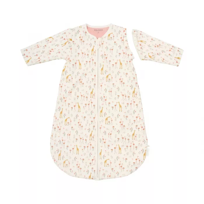 Sac de dormit pentru iarna din muselina de bumbac organic - Blooming Safari - Little Dutch