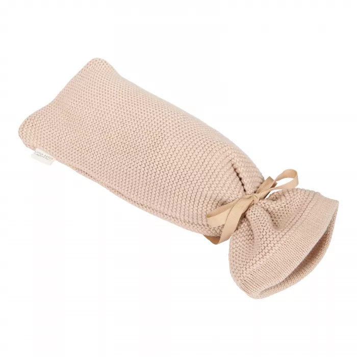 Husa din tricot de bumbac organic pentru pernuta anticolici - Beige - Little Dutch