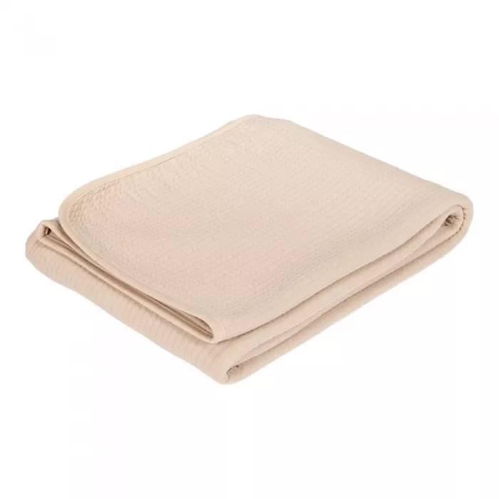 Patura de vara din bumbac - Pure Beige - Little Dutch