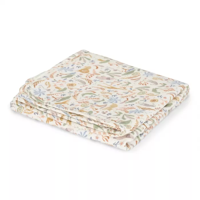 Patura din muselina de bumbac organic - Safari Wonders - Little Dutch