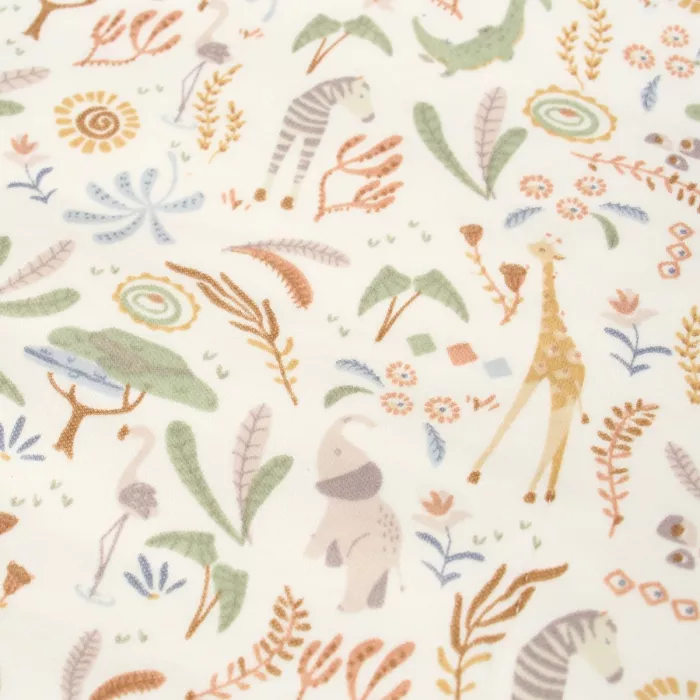 Patura din muselina de bumbac organic - Safari Wonders - Little Dutch