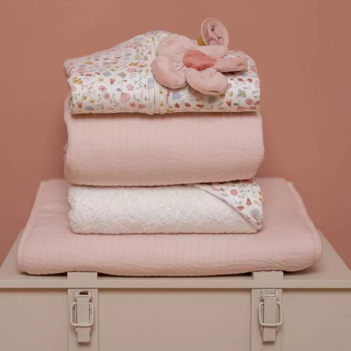 Sac de dormit pentru vara din bumbac - Pure Soft Pink - Little Dutch