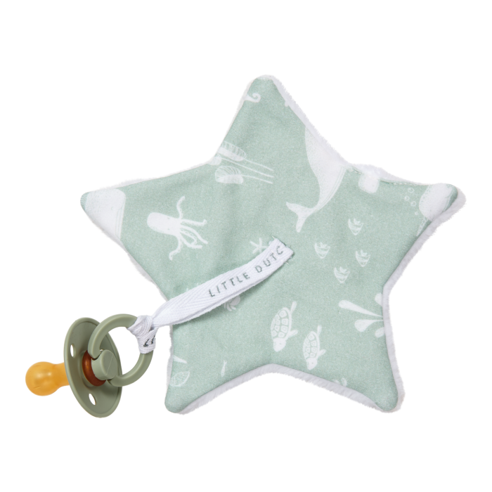 Suport pentru suzeta - steluta - Ocean Mint - Little Dutch Suport pentru suzeta - steluta - Ocean Mint - Little Dutch