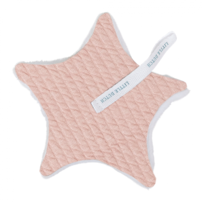 Suport pentru suzeta - steluta - Pure Pink - Little Dutch Suport pentru suzeta - steluta - Pure Pink - Little Dutch