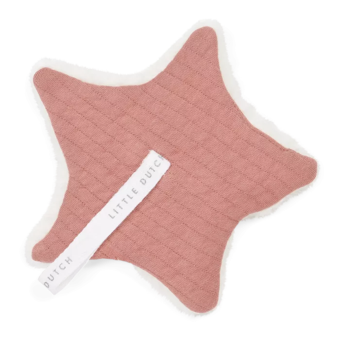 Suport pentru suzeta - steluta - Pure Pink Blush - Little Dutch