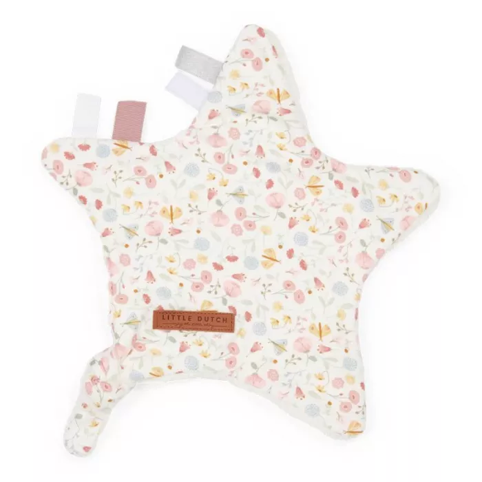 Doudou comforter pentru bebelusi - Steluta - Flowers & Butterflies - Little Dutch