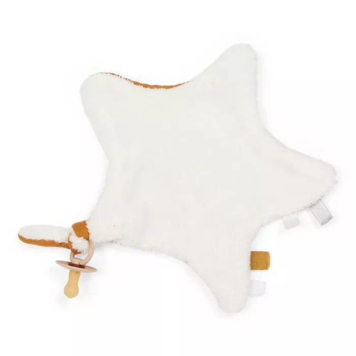 Doudou comforter pentru bebelusi - steluta - Pure Ochre Spice - Little Dutch