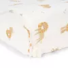 Husa pentru salteluta pentru schimbat scutece din bumbac organic - Leo Safari - Little Dutch