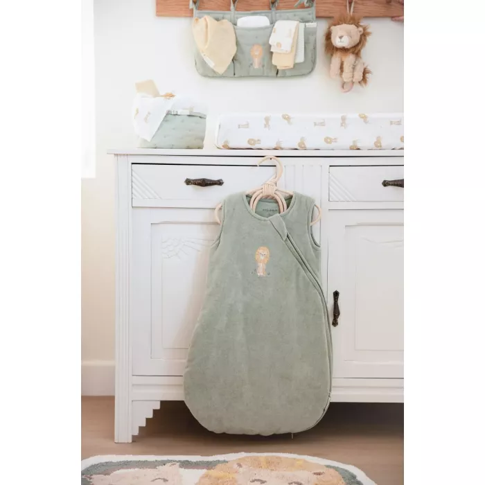 Husa pentru salteluta pentru schimbat scutece din bumbac organic - Leo Safari - Little Dutch