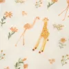 Husă din Muselină pentru Saltea de Schimbat, Print Blooming Safari