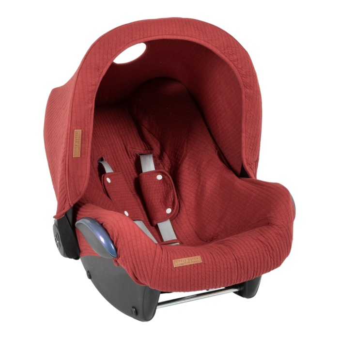 Parasolar pentru scaun auto - Pure Indian Red - Little Dutch Parasolar pentru scaun auto - Pure Indian Red - Little Dutch